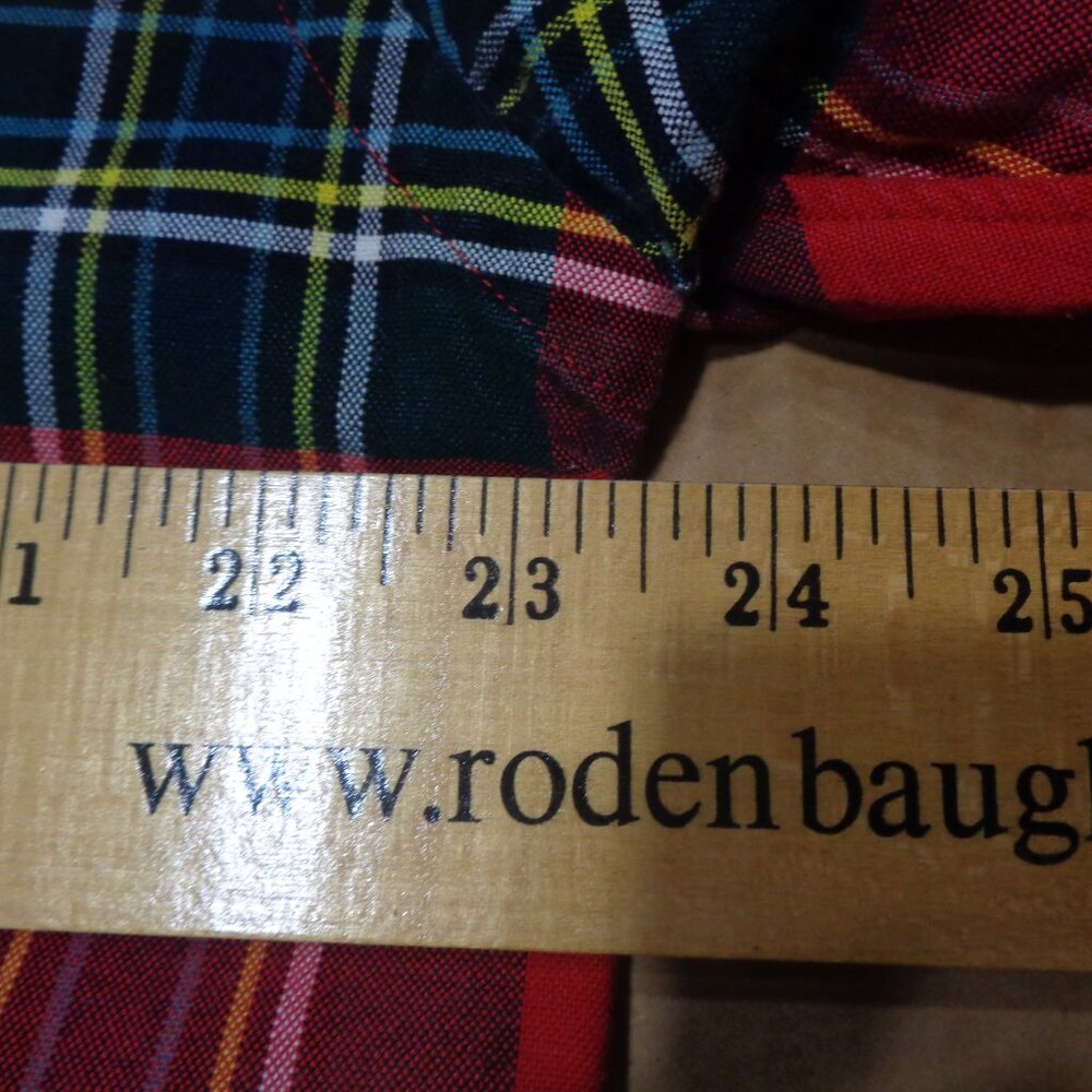 Polo Ralph Lauren Mens Plaid Shirt Medium Preppy Long Sleeve - Picture 5 of 8